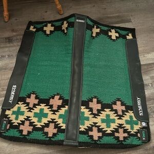 Synergy Green and Black Saddle Pad